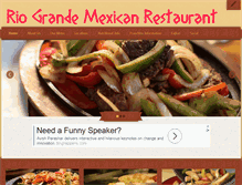 Tablet Screenshot of eatriogrande.com